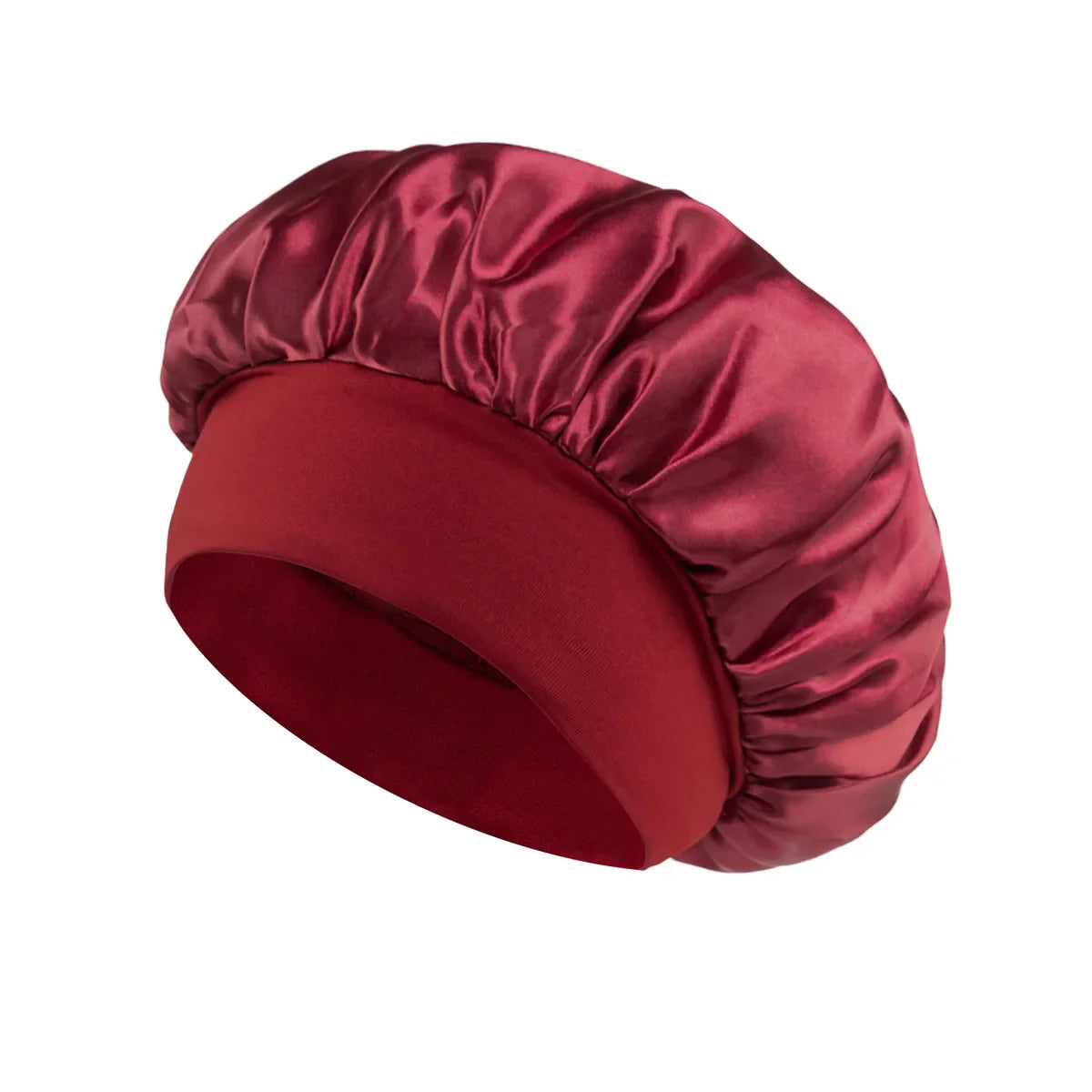 Satin Hair Bonnet – Wide Brim