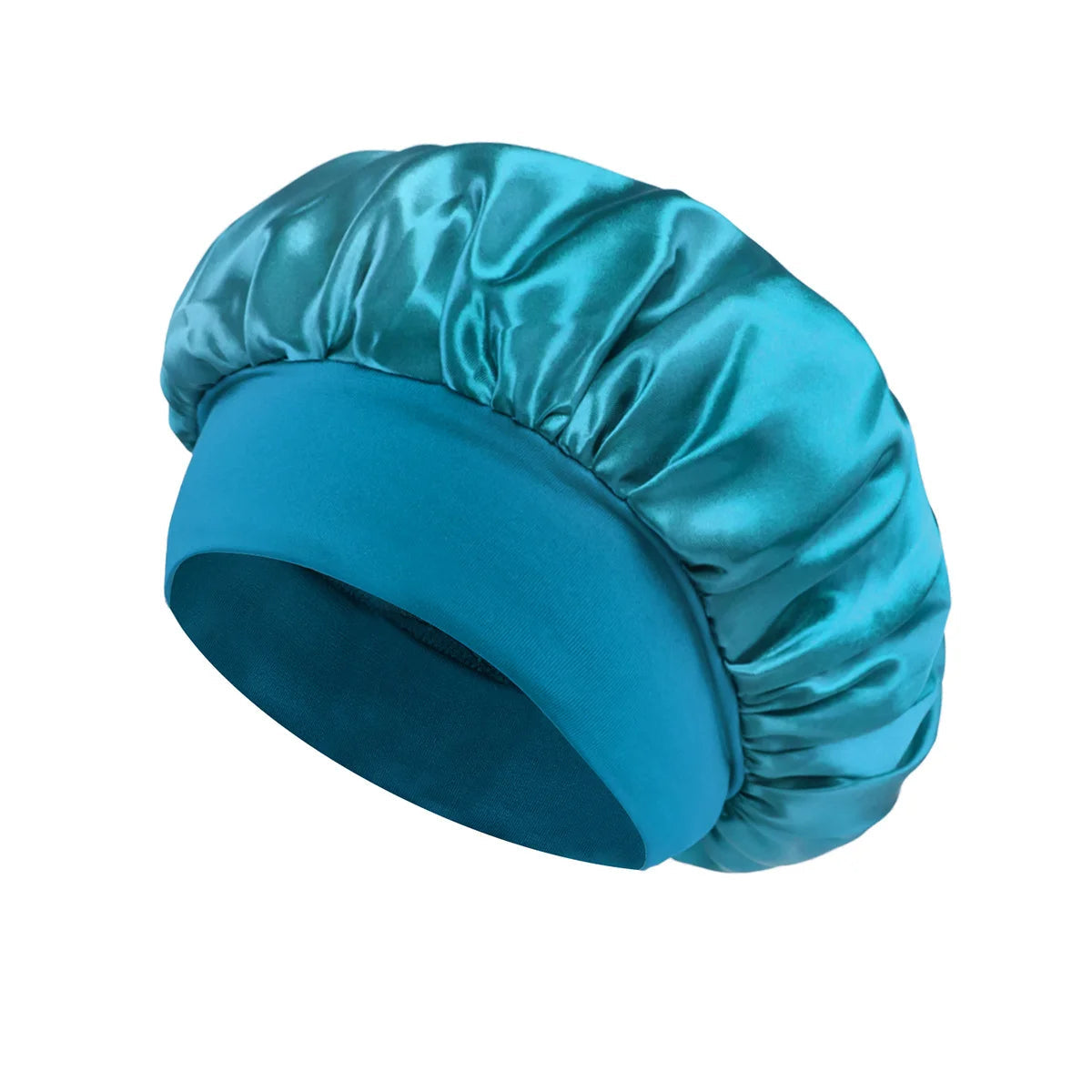 Satin Hair Bonnet – Wide Brim
